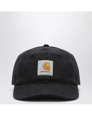 Carhartt Canvas cap black/stone washed - Nero