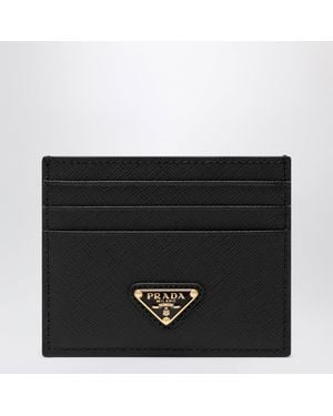 Prada Saffiano Card Holder - Black