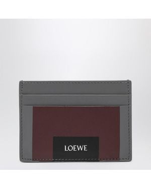 Loewe Kartenetui Schiefer/Rubin - Grau