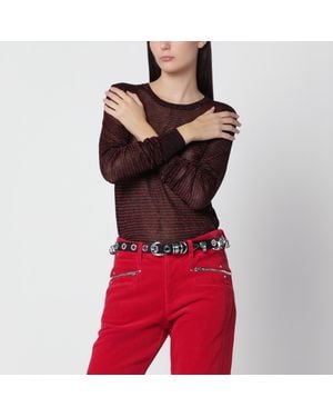Isabel Marant Cenaya Pullover Aus Cupro - Rot
