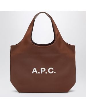 A.P.C. Hazelnut Ninon Tote Bag - Brown