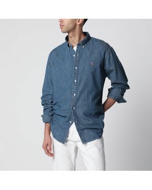 Polo Ralph Lauren Denim Custom-Fit Shirt - Blue