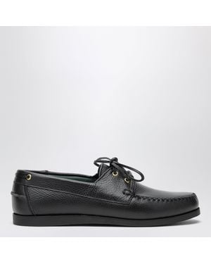 VINNY'S Boat Shoe - Black