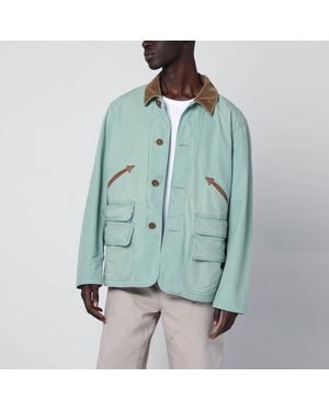 Polo Ralph Lauren Aqua Cotton Canvas Jacket - Green