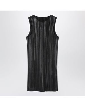 Phoebe Philo Razor Pleat Tank Top - Black