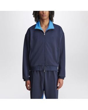 Adidas by Wales Bonner Sweat À Capuche Zippé Marine - Bleu