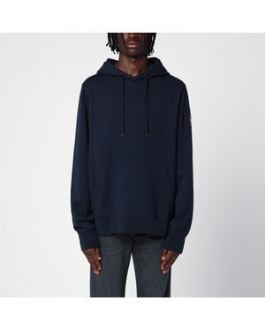 Canada Goose Navy Blue Cotton Hoodie