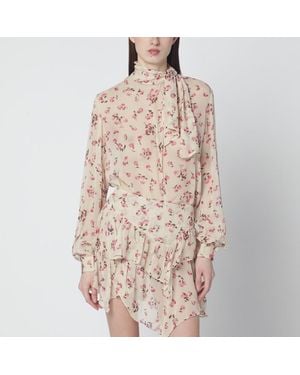 Isabel Marant Blouse With Floral Print - Natural