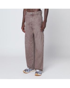 Bottega Veneta Vintage-Braune Cargo-Jeans