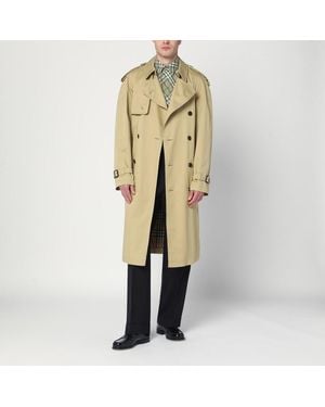 Burberry Double-Breasted Trench Coat - Metallic