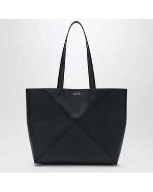 Loewe Puzzle Fold Tote Bag - Schwarz