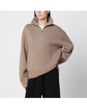 Almada Label Pull Dana Noisette En Laine Mérinos Et Cachemire - Gris