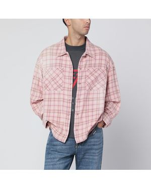 Represent Quartz Check Flannel Shirt - Red