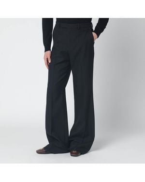 Valentino Wool-Blend Trousers - Black
