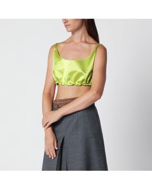Prada Top Color Pistacchio - Verde