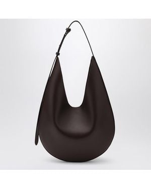 Aesther Ekme Borsa hobo in pelle color tabacco - Nero