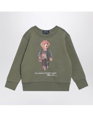 Polo Ralph Lauren Polo Bear Cotton-Blend Sweatshirt - Green