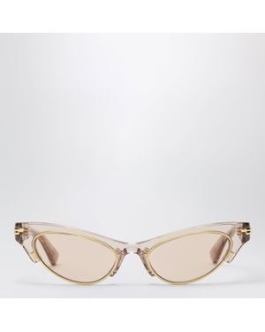 Bottega Veneta Angle Cat-Eye Sunglasses - Pink