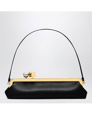 Jacquemus Salon Leather Pouch - Black