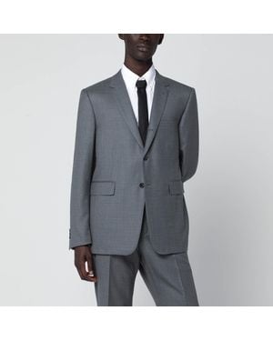 Thom Browne Singlebreasted Wool Jacket - Grey
