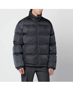 Prada Smoke Re-Nylon Down Jacket - Black