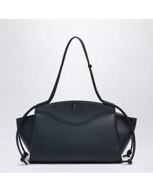 NOESI Sac Molly Marine En Cuir Grainé - Noir