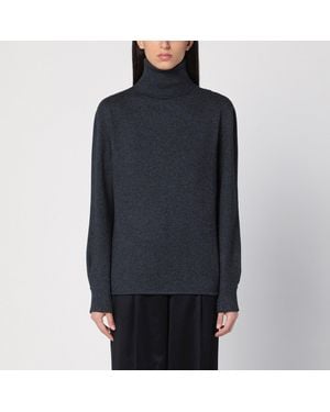 Givenchy Dark Turtleneck With Drawstring - Blue