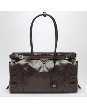 Prada Borsa A Mano Bonnie Large - Nero