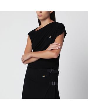 Vivienne Westwood Asymmetrical Hebo T-Shirt - Black
