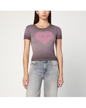 DIESEL T-Ele T-Shirt - Purple