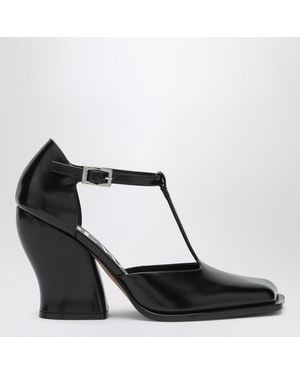 Loewe Onda Tbar Court Shoes - Black