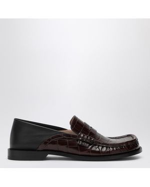 Loewe Campo Flap Loafers - Black