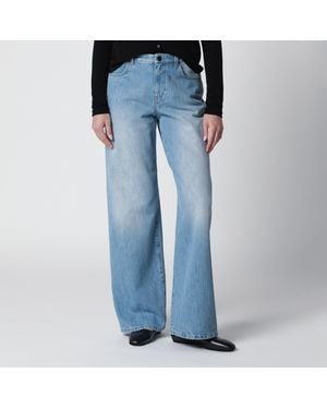 The Row Eglitta Cotton Denim Jeans - Blue