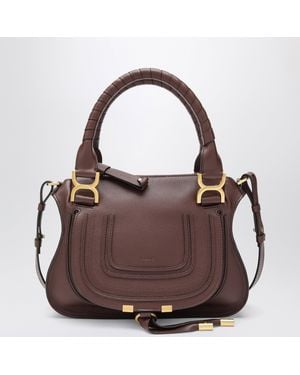 Chloé Small Marcie Handbag - Brown