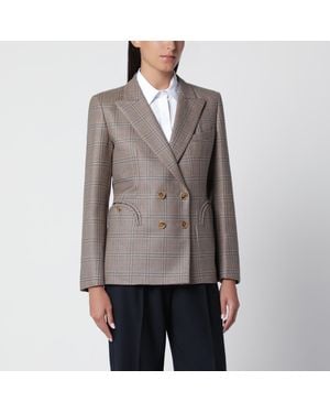 Blazé Milano Saona Charmer Double-Breasted Jacket - Gray