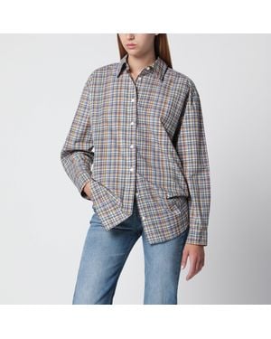 TOTEME Oversized Checked Shirt - Grey