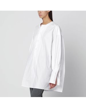 Thelatest Oversized Cotton Shirt - White