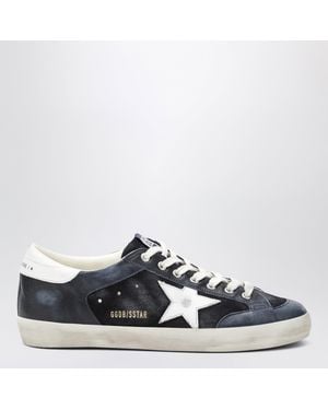 Golden Goose Super-Star Trainers - Blue