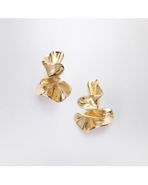 Bottega Veneta Small Anemone Earrings - Metallic