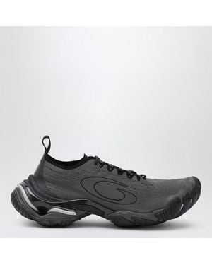 Balenciaga Graue Anatomische Runner-Sneaker - Schwarz