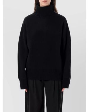 Rhea Costa Wool Turtleneck Sweatshirt - Blue