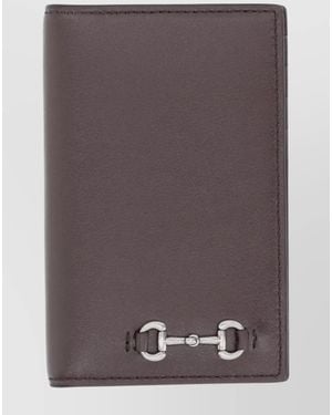 Gucci Slim Long Card Holder For Essentials - Brown