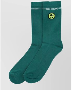 Barrow Logo-Print Socks - Green