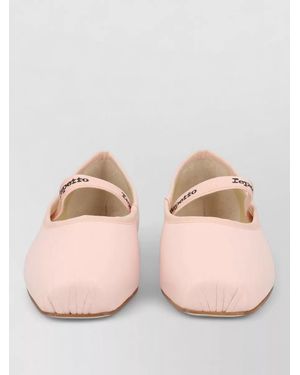 Repetto Leather Lisbeth Ballerina Flats - Natural