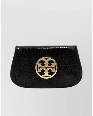 Tory Burch Clutch Leather Clutch Bag - Black