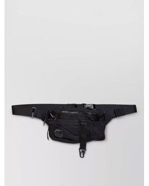 C.P. Company Compact Belt Bag Adjustable Strap Clip Pocket - Black