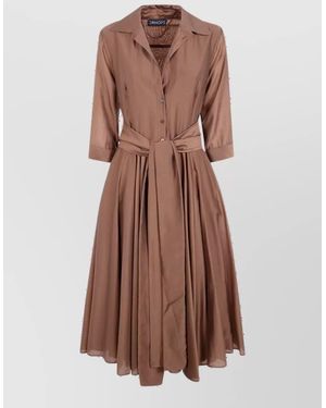 DR. HOPE Midi Dress - Brown