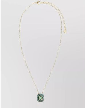 Swarovski Crystal Pendant Necklace - White
