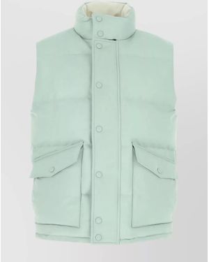 McQueen Sleeveless Padded Jacket - Green