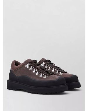 Diemme Leather Low-Top Trainers - Black
